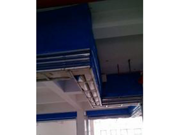 雙軌無機(jī)纖維特級(jí)防火卷簾折疊式