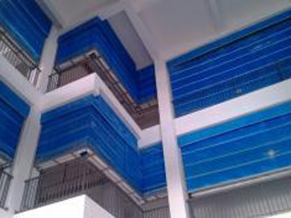 雙軌無機(jī)纖維特級(jí)防火卷簾折疊式