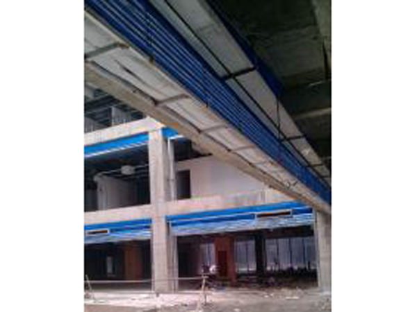 雙軌無機(jī)纖維特級(jí)防火卷簾折疊式